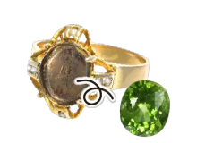 指輪から外れた裸石